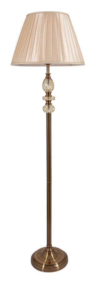 FLC 8026 AB ΔΑΠΕΔΟΥ ΚΛΑΣΣΙΚΟ ΜΕ ΚΡΥΣΤΑΛΛΟ & ΠΛΙΣΕ ΚΑΠΕΛΟ 1ΧΕ27 ARlight 0164032