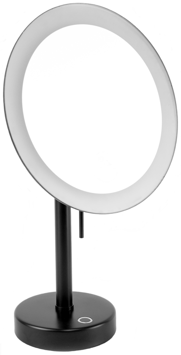 Μεγενθυτικός Καθρέφτης Led Μαύρο Bronze Art Μεγενθυτικοί 69H7R-MM-L