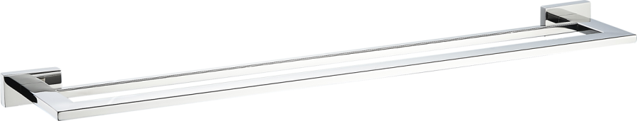 Πετσετοθήκη Διπλή Χρώμιο Bronze Art Genesis 42G1-10