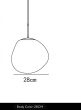 SE21-AL-28 ALTRA PENDANT GOLD E27 28cm 2 YEARS WARRANTY HOMELIGHTING 77-51181