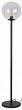 SE 3000-1 BLACK FLOOR LAMP GLOBE CLEAR 1B2 HOMELIGHTING 77-4481