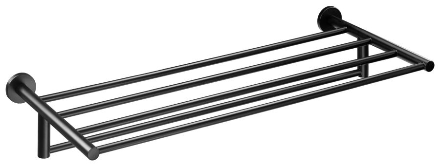 Ραφιέρα 60 εκ. Επίτοιχη Μαύρο Ματ Verdi Sigma 3033805