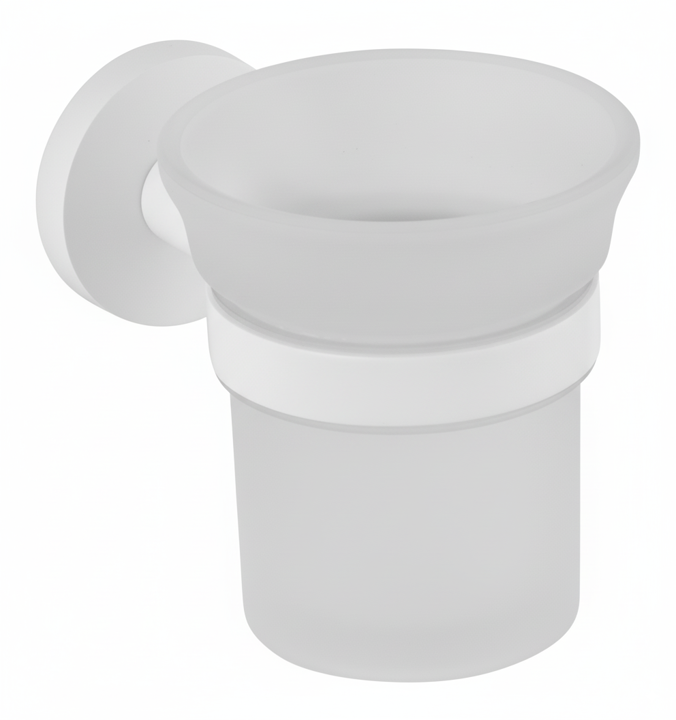 Ποτηροθήκη Γυαλί Λευκό Bronze Art Loft-500 2050-AA