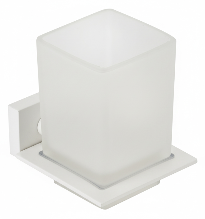 Ποτηροθήκη Γυαλί Λευκό Bronze Art Genesis 20G1-AA