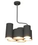HL-3566-6P BRODY DARK GREY METALLIC PENDANT HOMELIGHTING 77-3994