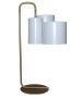 HL-3567-3T BRODY WHITE & OLD BRONZE TABLE LAMP HOMELIGHTING 77-3985