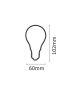 InLight E27 LED Filament A60 8watt 7.27.08.22.1