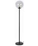 SE 3000-1 BLACK FLOOR LAMP GLOBE CLEAR 1B2 HOMELIGHTING 77-4481