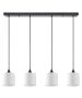 SE21-BL-B10-4BL-SH1 ADEPT PENDANT White Shade Pendant+ HOMELIGHTING 77-9021