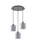 SE21-BL-B10-BL3-SH2 ADEPT PENDANT Grey Shade Pendant+ HOMELIGHTING 77-9019