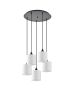 SE21-BL-B10-BL5-SH1 ADEPT PENDANT White Shade Pendant+ HOMELIGHTING 77-9027