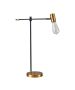 SE21-GM-36 ADEPT GOLD MATT & BLACK TABLE LAMP 1Β1 HOMELIGHTING 77-8276