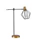 SE21-GM-36-GR1 ADEPT TABLE LAMP Gold Matt and Black Metal Table Lamp Black Metal Grid+ HOMELIGHTING 77-8339