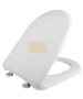 Κάλυμμα Λεκάνης WC B.T  Βακελιτικό Κρεμ  41,5-47x35,3cm D Shape, Βεργίνα,Φρύνη,Μαγιόρκα, Αρμονία,Essedra, Alfa, Aveiro Elvit 0016-crem