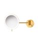Καθρέπτης ΜεγεθυντικόςØ20*D33,5 cm IP44  5w Led 12V Ø20 εκ. Μεγένθυση *3 Gold 24K Sanco MRLED-705-A05