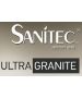 Νεροχύτης Κουζίνας 116x50cm Ένθετος Eρμάριο 80cm Δύο Γούρνες & Ποδιά Sanitec Ultra Granite 800-32-Sabbia 