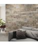 Πλακάκι Τουβλάκι Επένδυσης Τοίχου 7,5x30cm Κεραμικό Pasta Blanca Rustic Kirkwall Mud Mat