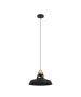 Φωτιστικό Κρεμαστό Ø380xH1500mm 1xE27 Μαύρο-Χρυσαφί Eglo Star of Lights Espinardo 390229