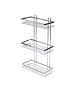 Εταζέρα 3 Θέσεων Ίσια Y44xΠ25xB12 εκ. Μέταλλο Χρωμέ Ecocasa 02-8697