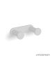 Κρεμάστρα 2 Αγκίστρων Langberger White Matt 21280-32A-300