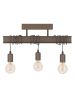 Φωτιστικό Οροφής Τρίφωτο Ράγα L550xH260mm 3xE27 Καφέ Αντικέ Eglo Townshend 4 43522