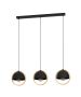 Φωτιστικό Κρεμαστό Τρίφωτο Ράγα L930xH1100mm 3xE27 Μέταλλο-Ξύλο Eglo Callow 43756