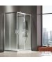 Καμπίνα ντουζιέρας Γωνιακής Εισόδου Corner Entry 110x80 (107-109 x 77-79 εκ.), Axis Clean Glass Chrome CX11080C-100