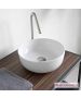 Νιπτήρας Πορσελάνης Glam Φ39 Scarabeo White 1807-300
