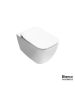 Λεκάνη Κρεμαστή MIZO/51,5 Rimless με κάλυμμα Slim Soft Close MS36SC, Bianco Ceramica White Matt 361600SC-301