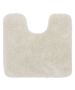 Πατάκι Λεκάνης Μπάνιου 55x60cm Polyester Sealskin Angora Off-White 800124