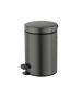 Χαρτοδοχείο 12lt Ø25x40 εκ. Graphite Dark Sanco Waste Bins 90611-122