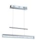 Φωτιστικό Κρεμαστό Ράγα L700xB80xH750-1300mm Dimmable Led 4x6w 2280lm 2700-5000Κ Χρωμέ-Κρύσταλλα Διάφανα Eglo Cardito 1 93625