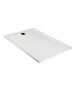 Ντουζιέρα Χυτή 120x70xY2 εκ. με Bαλβίδα Aποχέτευσης, Sanitec Flat  Classic White A202-00
