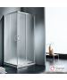 Καμπίνα ντουζιέρας Γωνιακής Εισόδου Corner Entry 100x70 (97-99 x 67-69 εκ.), Starlet Fabric Chrome CS10070F-100