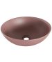 Νιπτήρας Πορσελάνης Επιτραπέζιος Φ40x14cm Ceramita Brown Matt Ceramita F434-Brown