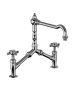 Horus Julia Victoria Julia Victoria Classic Collection - 2-hole Kitchen Mixer / Adjustable Centers / No Waste - Matt Nickel 01.121-NM