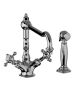 Horus Julia Victoria Julia Victoria Classic Collection - Mono Kitchen Mixer, with Deck Side Handspray / No Waste - Chrome 01.123-CH
