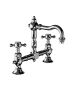 Horus Julia Victoria Julia Victoria Classic Collection - 2 Hole Basin Mixer with Waste - Polished Nickel 01.207-NB