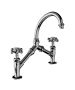 Horus Éloise Classic Collection - 2 Hole Basin Mixer - No Waste - Polished Nickel 02.227-NB