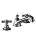 Horus Elsa Softness and Shyness Elsa Classic Collection - 3 Hole Basin Set with Pop-up Waste - Matt Nickel 04.261-NM