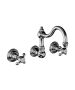 Horus Montmartre Classic Collection - Concealed 3 Hole Basin Set with Waste, No Plug - Polished Nickel 07.262-NB