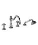 Horus Montmartre Classic Collection - 4 Hole Deck Bath / Shower Set - Matt Nickel 07.466-NM