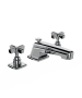Horus Zéphyr Classic Collection - 3 Hole Basin Set with Pop-up Waste - Matt Black 16.260-NO