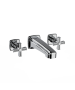 Horus Zéphyr Classic Collection - Concealed Wall Mounted 3 Hole Basin Set - Chrome 16.263-CH