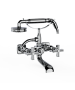 Horus Zéphyr Classic Collection - Complete Wall Bath / Shower Mixer - Polished Nickel 16.414-NB