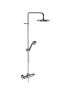 Horus Zéphyr Classic Collection - Complete Exposed Thermostatic Wall Shower Set - Chrome 16.797-CH