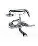 Horus Zéphyr Classic Collection - Complete Wall Bath / Shower Mixer - Chrome 17.414-CH