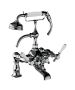Horus Julia Victoria Julia Victoria Classic Collection - Complete Deck Bath / Shower Mixer - Polished Nickel 19.435-NB