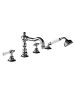 Horus Julia Victoria Julia Victoria Classic Collection - 4 Hole Deck Bath - Chrome 19.466-CH