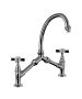 Horus Coventry Classic Collection - 2-hole Kitchen Mixer / Adjustable Centers / No Waste - Matt Nickel 28.121-NM